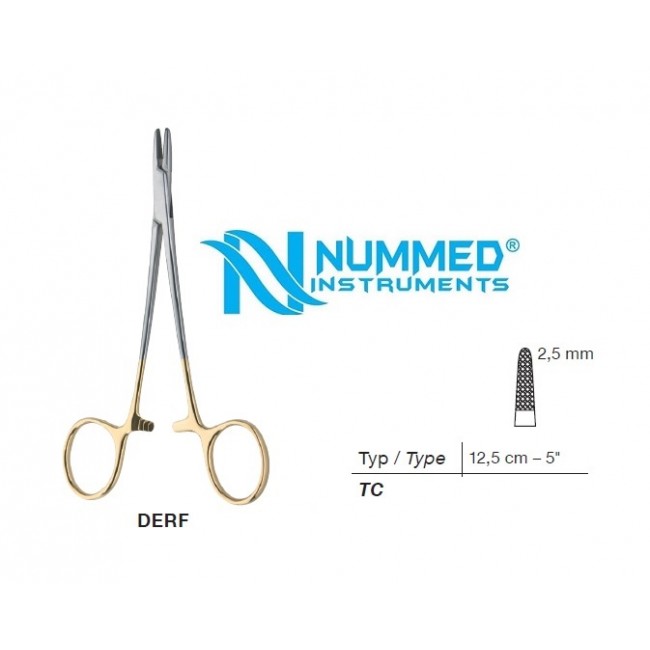 Derf Needle Holder,12.5 cm,TC Derf Needle Holder,12.5 cm,TC